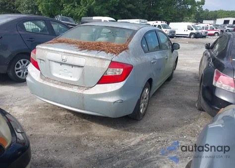 2012 Honda Civic Lx from USA, damaged, VIN 19XFB2F57CE007297